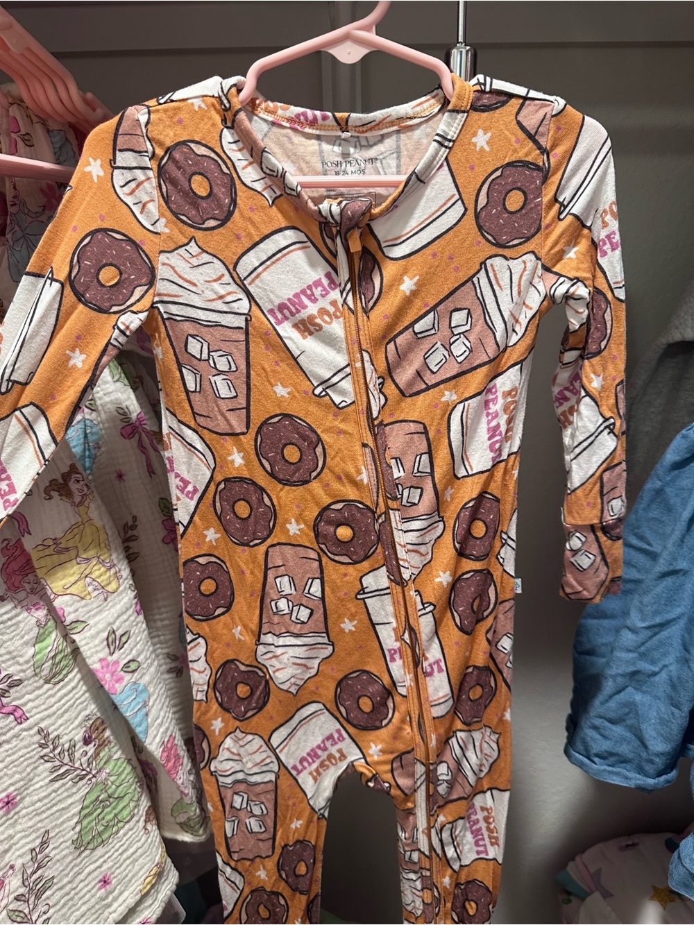 Posh Peanut Coffee & Donuts Convertible One Piece